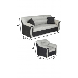 Alam Furniture Modern Sofa Set  with 5 Seater Alam Furniture Modern Sofa Set  with 5 Seater